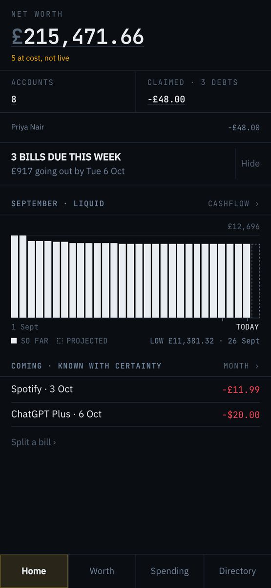 Numeris on a phone, as it is live